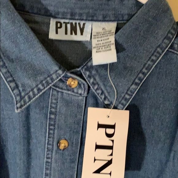 PTNY Denim Short Sleeve Button Down - Picture 2 of 4